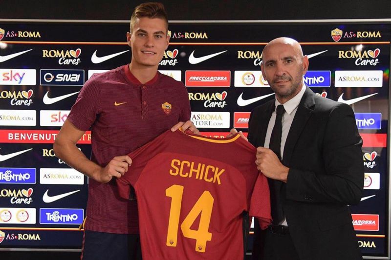 Patrik Schick toho za AS Řím moc neodehrál. Patrik Schick toho za AS Řím moc neodehrál.