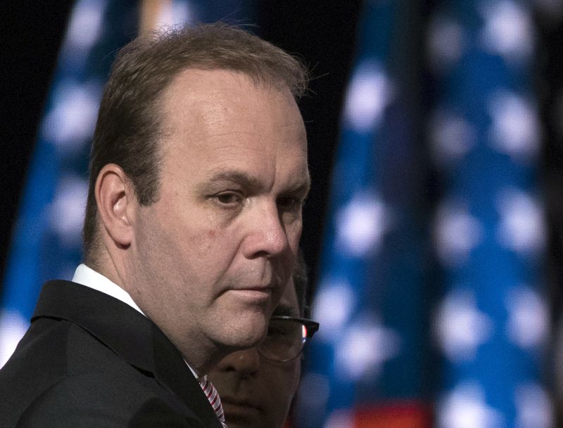 Bývalý člen volebního štábu Donalda Trumpa Rick Gates. Bývalý člen volebního štábu Donalda Trumpa Rick Gates.