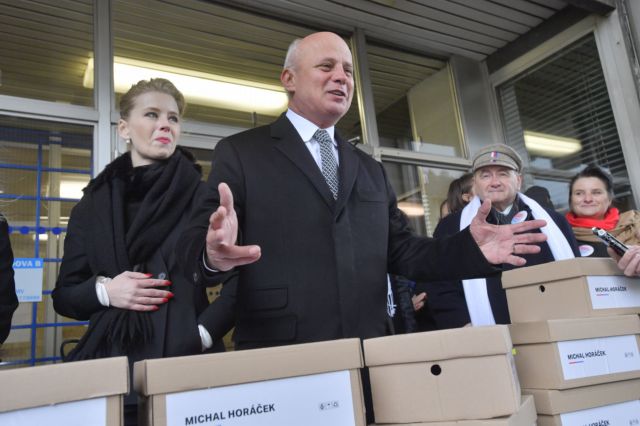 Kandidát na prezidenta Michal Horáček. Kandidát na prezidenta Michal Horáček.