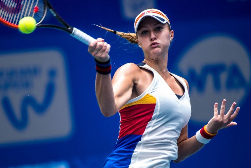 Francouzská tenistka Kristina Mladenovicová.