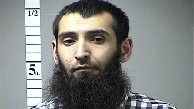 Muž obžalovaný z terorismu Sayfullo Saipov. Muž obžalovaný z terorismu Sayfullo Saipov.