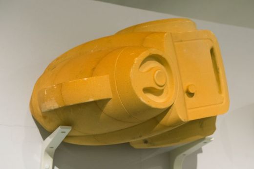 Na snímku polystyrenový model vysavače ETA (ukázka procesu designerského řešení). Na snímku polystyrenový model vysavače ETA (ukázka procesu designerského řešení).