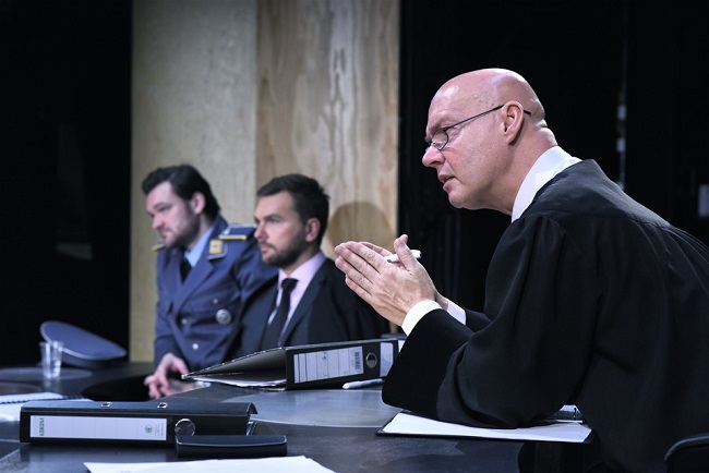 Zkouška interaktivního dramatu Teror v Divadle ABC.