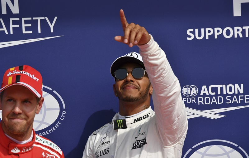 Lewis Hamilton se dva závody před koncem sezony může radovat z titulu mistra světa (ilustrační foto).