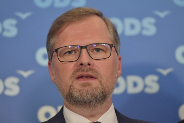 Předseda ODS Petr Fiala.