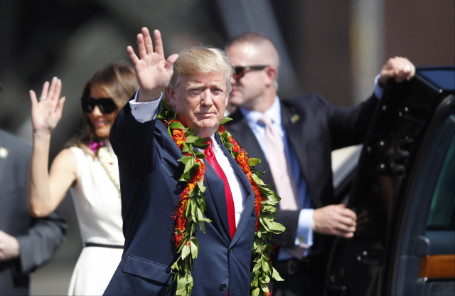 Donald Trump s chotí.