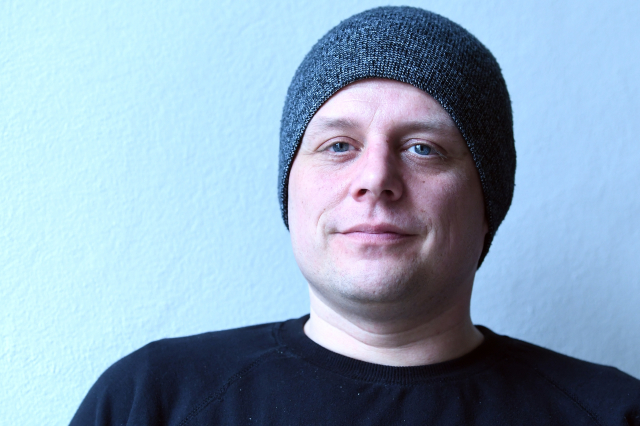 Zpěvák skupiny Blue Effect Honza Křížek.