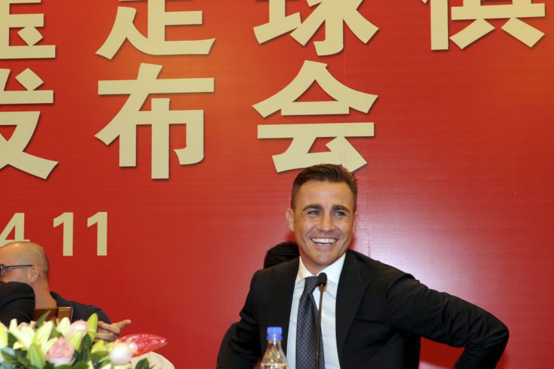 Italský fotbalista a trenér Fabio Cannavaro.