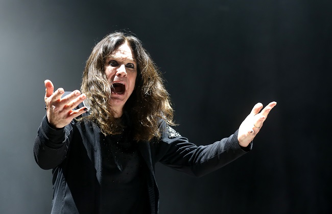 Zpěvák Ozzy Osbourne.