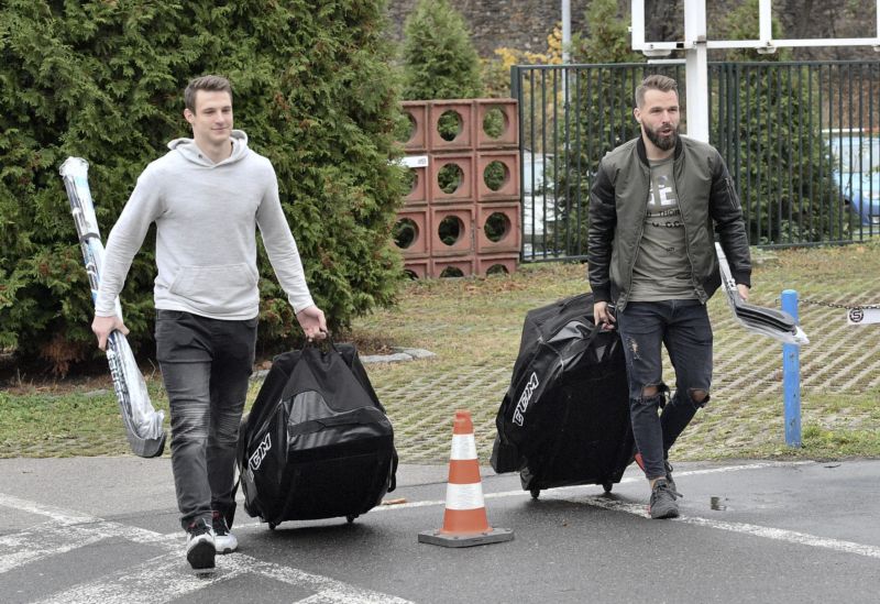 V reprezentaci se sešlo i obávané duo plzeňských střelců Dominik Kubalík (vlevo) a Milan Gulaš.