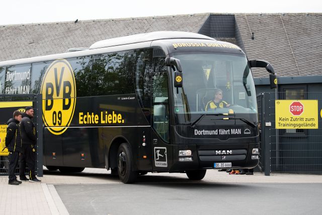Autobus Borussie Dortmund.