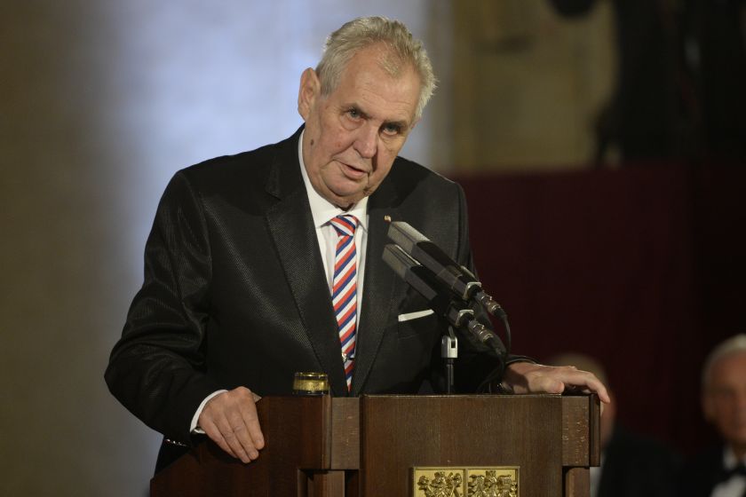 Prezident Miloš Zeman.