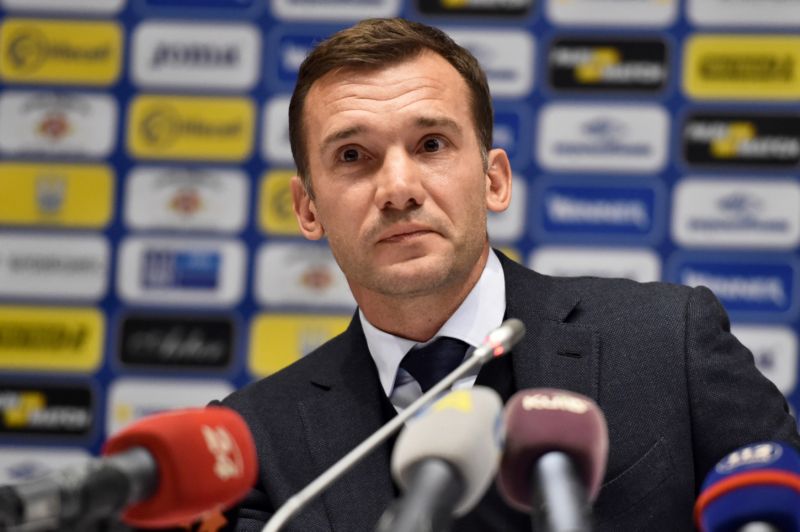 Trenér ukrajinské fotbalové reprezentace Andrej Ševčenko.
