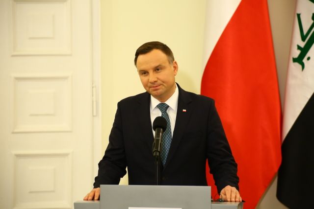 Polský prezident Andrzej Duda. Polský prezident Andrzej Duda.