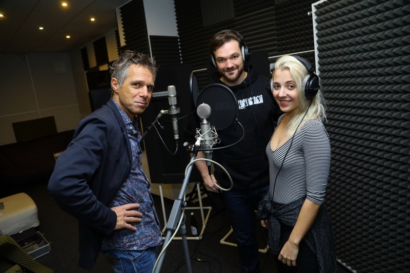 Janek ledecký s Othellem (Tomáš Novotný) a Desdemona (Anička Slováčková).