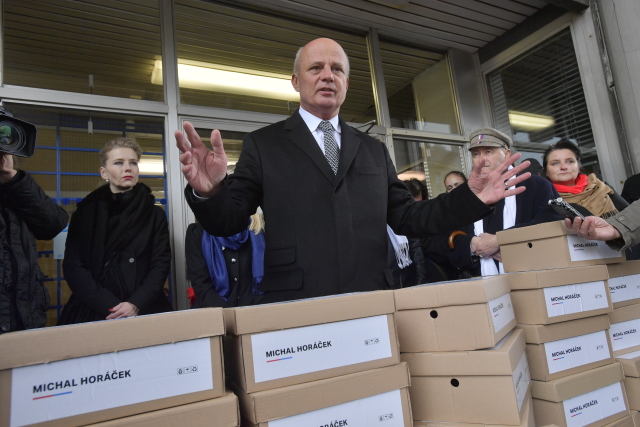 Kandidát na prezidenta Michal Horáček. Kandidát na prezidenta Michal Horáček.