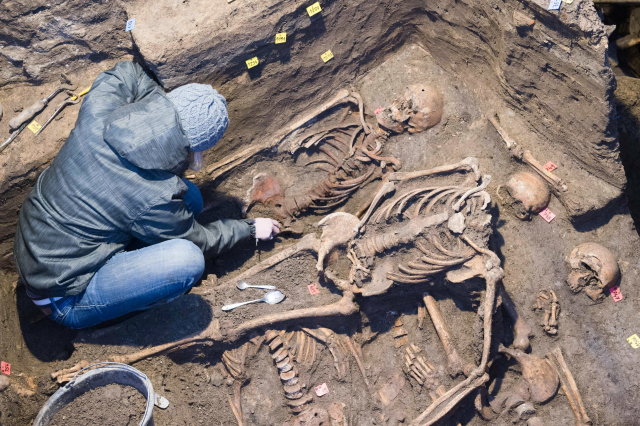 Archeologický průzkum pokračoval u kostela Všech Svatých s kostnicí v Kutné Hoře-Sedlci.