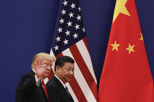 Donald Trump a čínský vůdce Si Ťin-pching.