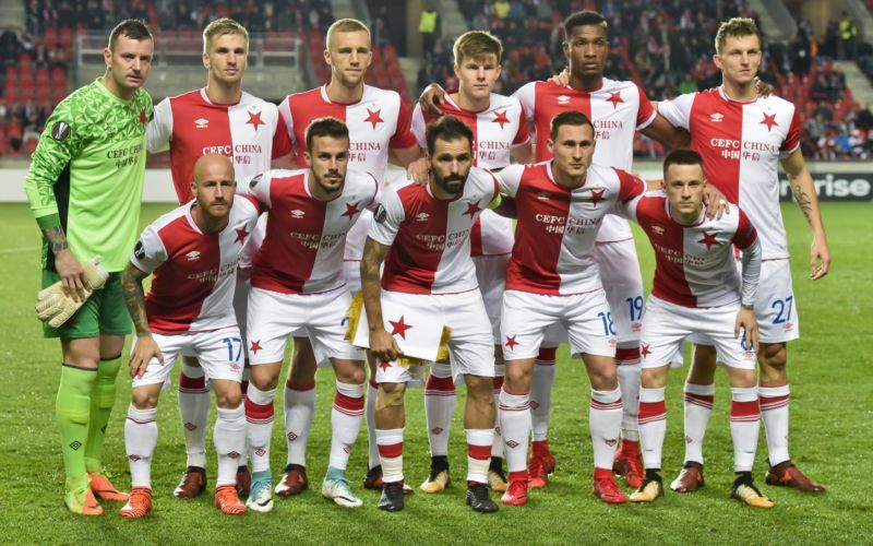 Fotbalisté pražské Slavie (ilustrační foto).