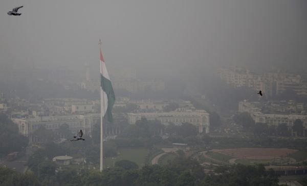Smogová situace v Dillí.