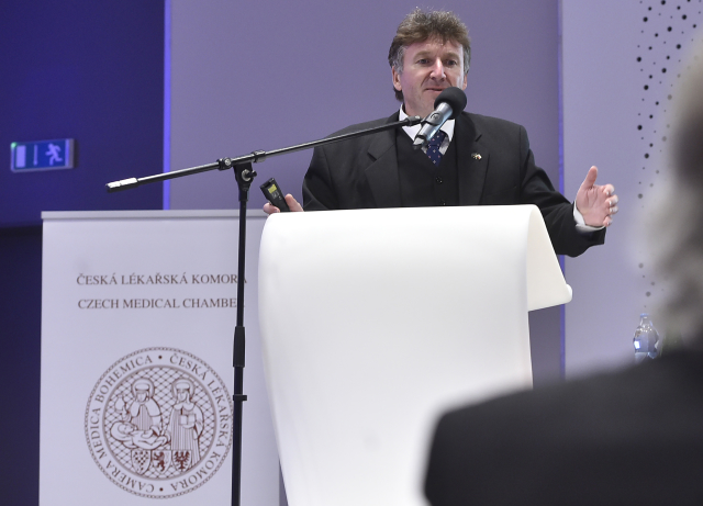 Prezident České lékařské komory Milan Kubek.
