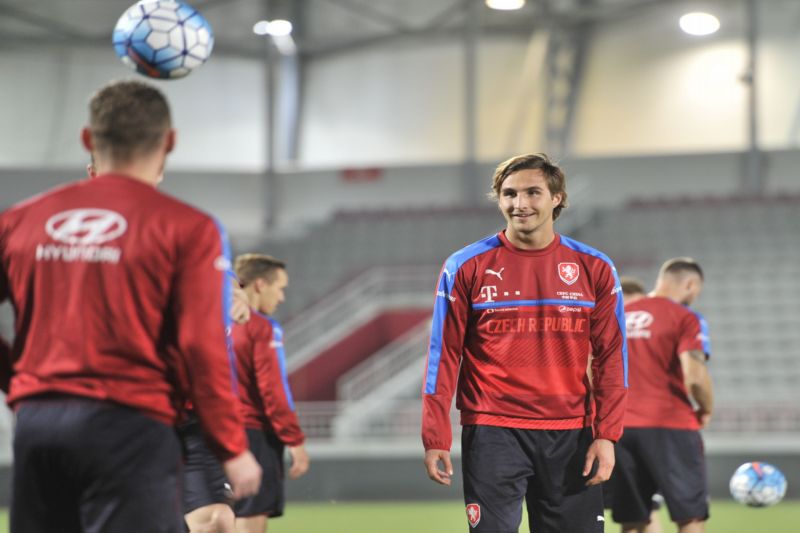 Stefan Šimič, hráč české fotbalové reprezentace.