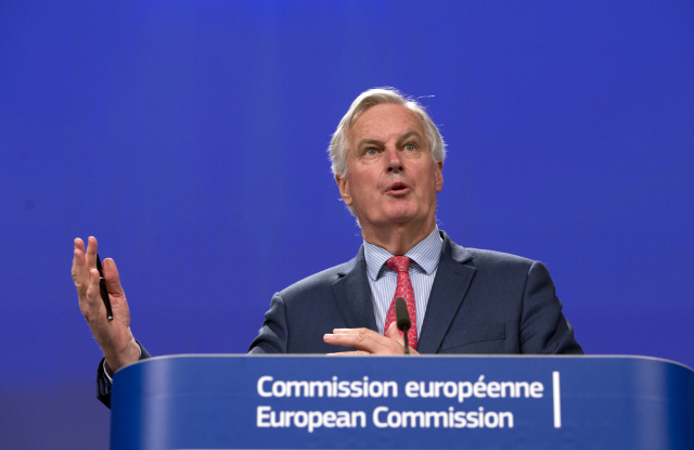 Hlavní vyjednávač Evropské unie pro brexit Michel Barnier.