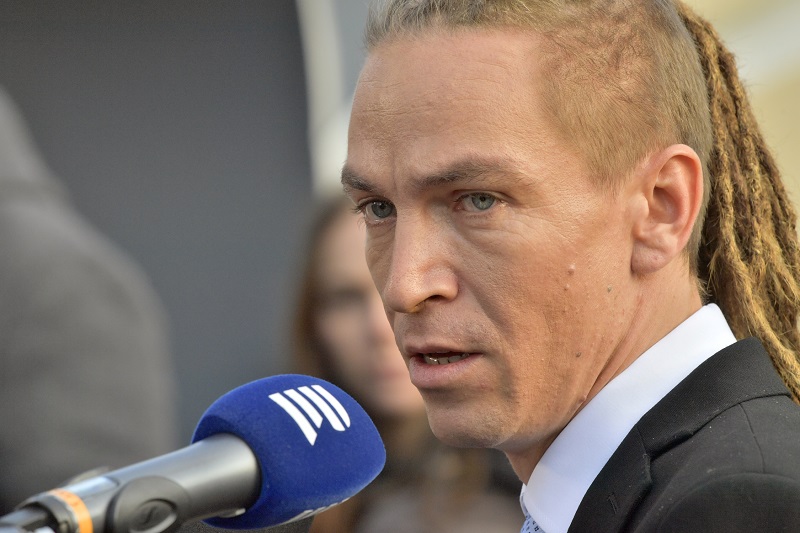 Předseda Pirátů Ivan Bartoš.