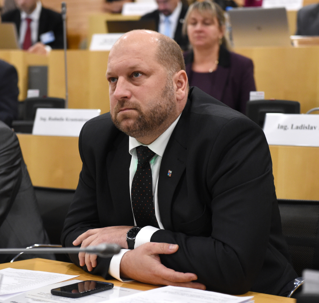 Náměstek hejtmana Jaroslav Komínek.