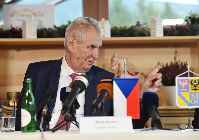 Prezident Miloš Zeman.