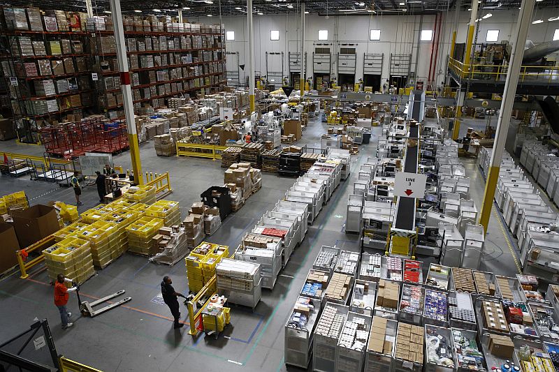 Sklad Amazonu.