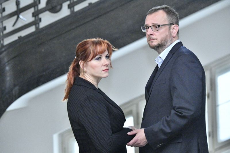 Jana Nečasová a Petr Nečas.