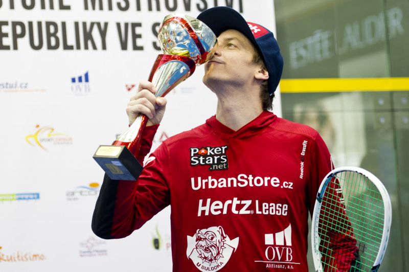 Český squashista Jan Koukal.