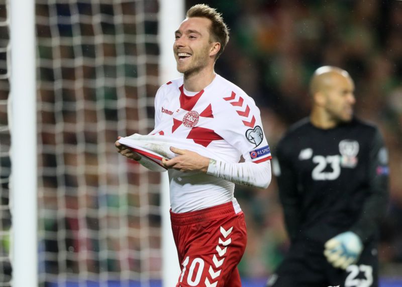 Christian Eriksen patří k tahounům dánské reprezentace.