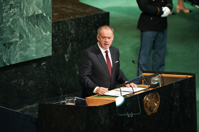 Andrej Kiska - prezident Slovenské republiky.