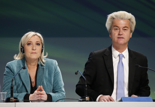Marine Le Penová a Geert Wilders.