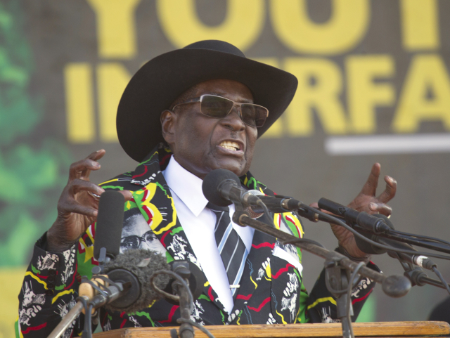Prezident Zimbabwe Robert Mugabe.