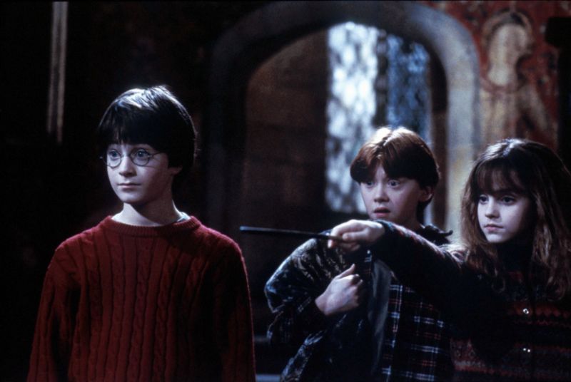 Z filmu Harry Potter a Kámen mudrců. Z filmu Harry Potter a Kámen mudrců.