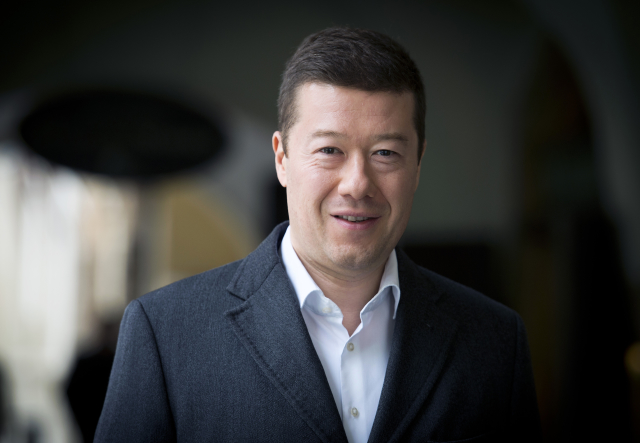 Předseda a volební lídr hnutí Svoboda a přímá demokracie (SPD) Tomio Okamura.