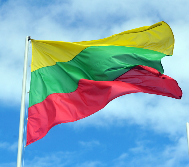Vlajka Litvy.