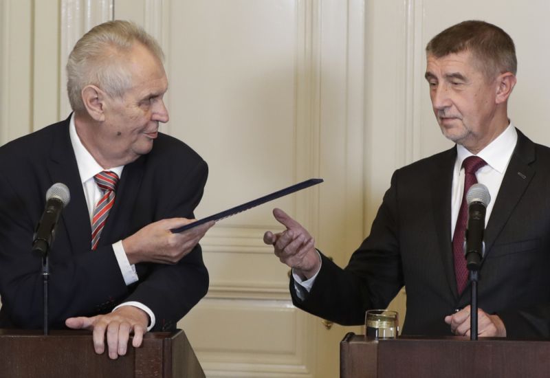 Miloš Zeman (vlevo) a Andrej Babiš.