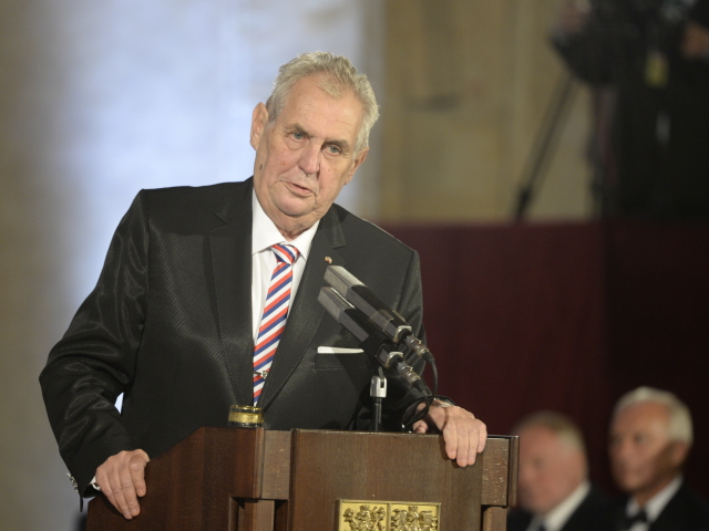 Český prezident Miloš Zeman.