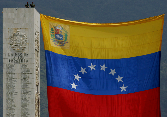 Venezuelská vlajka.