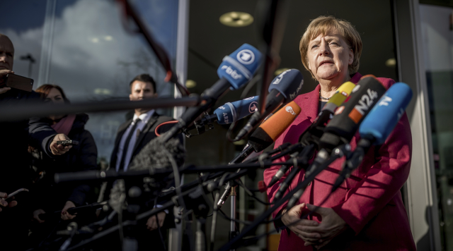 Německá kancléřka Angela Merkelová. Německá kancléřka Angela Merkelová.