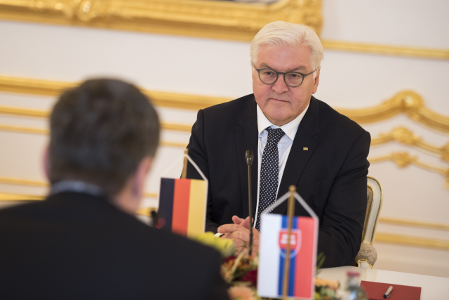 Frank-Walter Steinmeier na Slovensku.