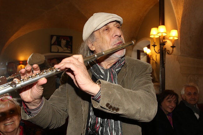 Hudebník Jiří Stivín.
