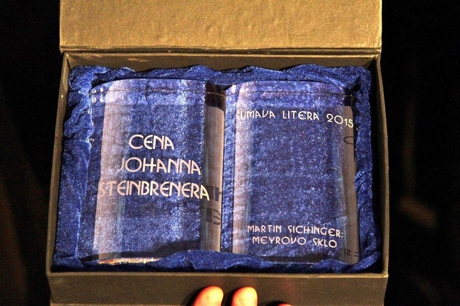 Sichinger získal již cenu při prvním ročníku za román Meyrovo sklo.