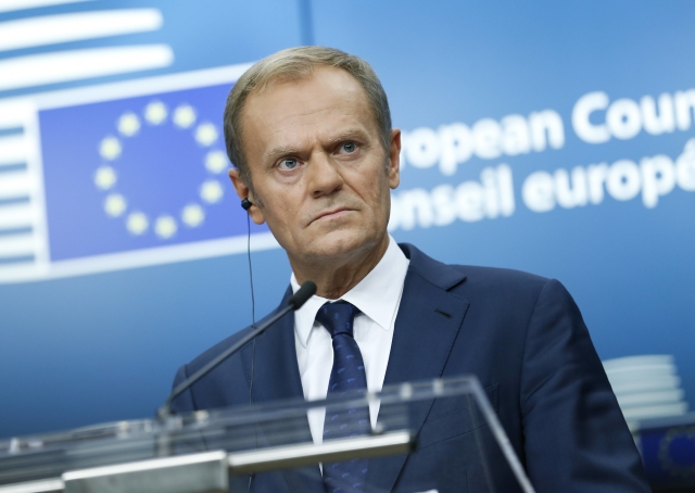 Předseda Evropské rady Donald Tusk.