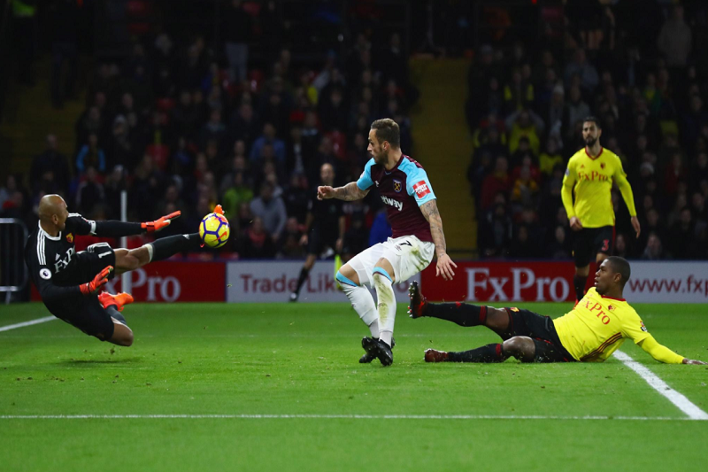 Fotbalisté Watfordu porazili West Ham.
