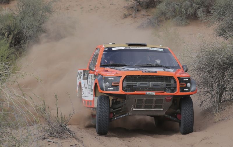 Martin Prokop na trase minulého Dakaru.